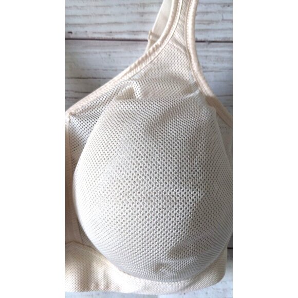 Anita Active Bra Air Control Blush Wireless Mesh Full Padded Cup Wide Straps 40E - Picture 2 of 13